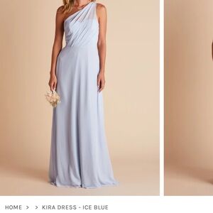 Birdy grey bridesmaid dress Kira dress icy blue